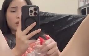 Hintofella Onlyfans Video Play Pussy With Dildo Glass